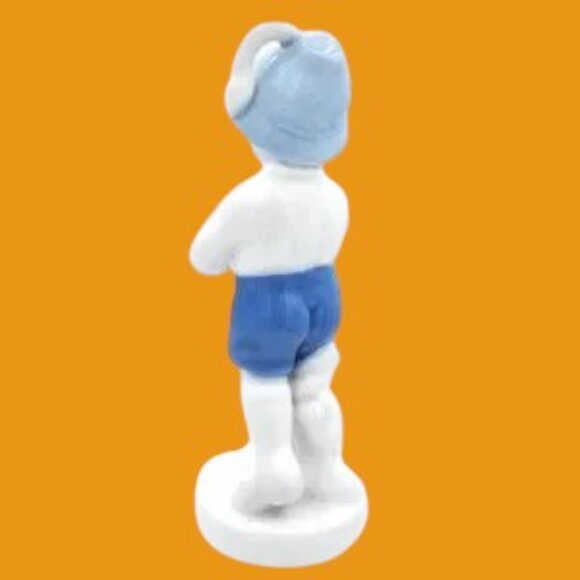 Vintage Gerold Porzellan Boy & Snail Bavaria West Germany - Picture 6 of 7